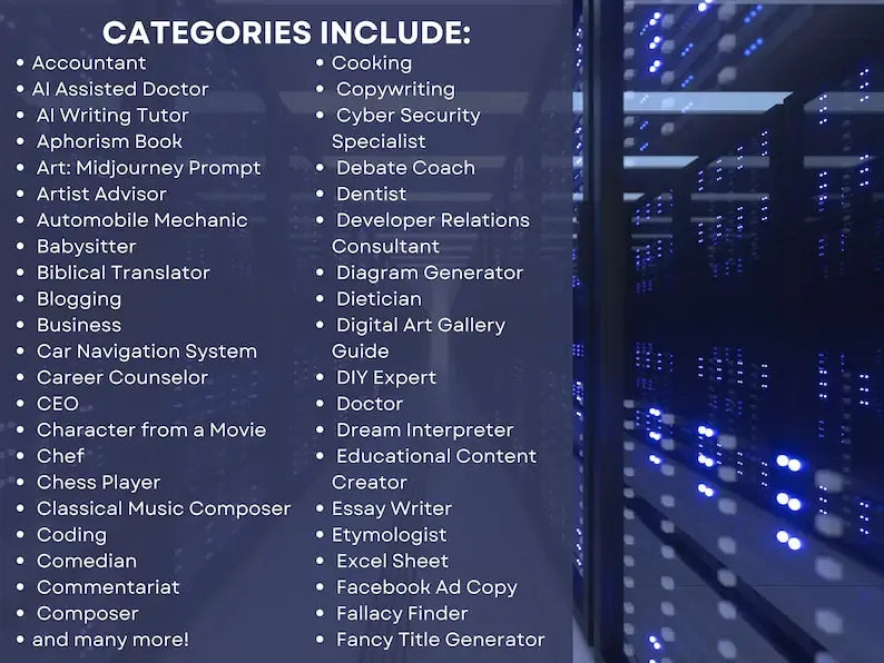 17500+ ChatGPT Prompts | 720+ Categories for Unmatched Growth