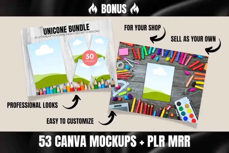 PLR Master Resell Rights Digital Products Coloring Pages Best Selling Items You Can Sell on Etsy Adult Mandala Kids Christmas Coloring Pages