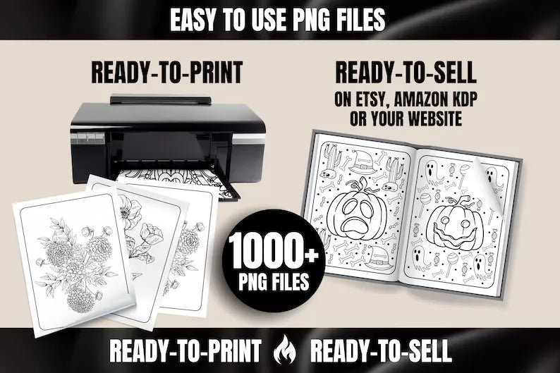 PLR Master Resell Rights Digital Products Coloring Pages Best Selling Items You Can Sell on Etsy Adult Mandala Kids Christmas Coloring Pages