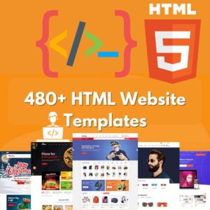 480+ HTML Website Templates Bundle 2025