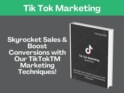 Social Media Marketing EBook Bundle | TikTok | Facebook | Instagram | Twitter